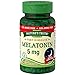 Nature's Truth Melatonin 5 mg Fast Dissolve Tabs Natural Berry Flavor - 90 ct, Pack of 3