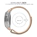 Gear S2 Watch Band, MoKo Milanese Loop Stainless Steel Mesh Bracelet Smart Watch Strap + Connector for Samsung Gear S2 SM-R720 & SM-R730 Smart Watch (NOT FIT Gear S2 SM-R735), Rose GOLD
