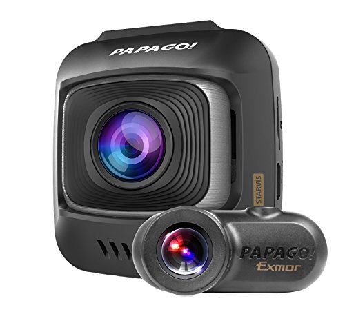 PAPAGO GoSafe S780 2 Channel 1080p Full HD Sony Sensor Dash Cam Night Vision, Wide Angle Waterproof Rear Camera with 16GB Card