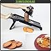 Mandoline Vegetable Slicer - Professional Grade V-Blade with 5 Slicing Blade Options, Blade Caddy + FREE Ebook!