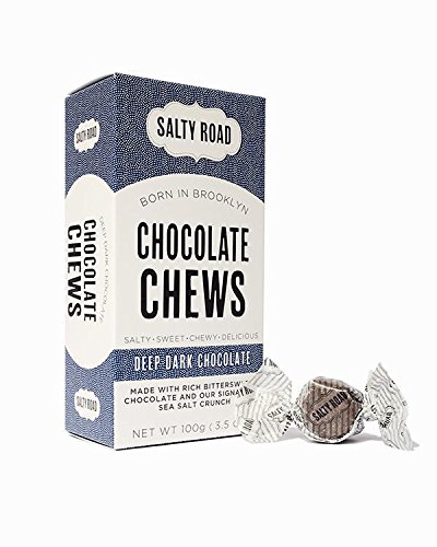 Salty Road Gourmet Saltwater Deep Dark Chocolate Taffy 3.5 oz Box