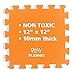 Non-Toxic Children Play & Exercise Mat, 36 Tiles (12
