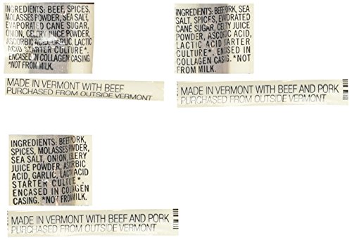 Vermont Smoke & Cure 3-Flavor Beef and Pork Real Sticks Variety Pack Sampler (Pack of 18, 1 oz each) - //coolthings.us