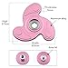 Fidget Spinner Edc Adhd fidget toy Ultra Durable High Speed 2-4 Min Spins Relief Toys Aluminum Alloy Material Pink by NuoYaRen
