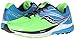 Saucony Men's Ride 9 Running Shoe, Slime/Blue/Blue, 10 M US