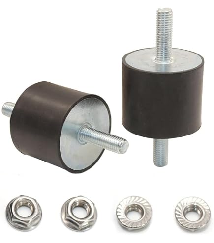 uxcell 20 x 20mm Rubber Mounts,Vibration Isolators,Shock Absorber