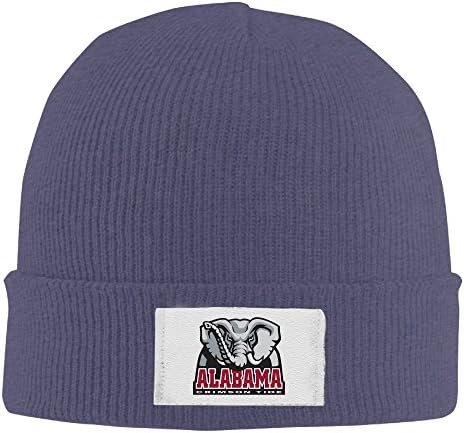 Alabama Crimson Tide Unisex Cool Navy Flexible Wool Winter Woollen Hat One Size