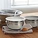 Heavy Duty Stainless Steel Mixing Bowls – NON SLIP BOTTOM - Set of 3 Different Sizes - by Product Stop
