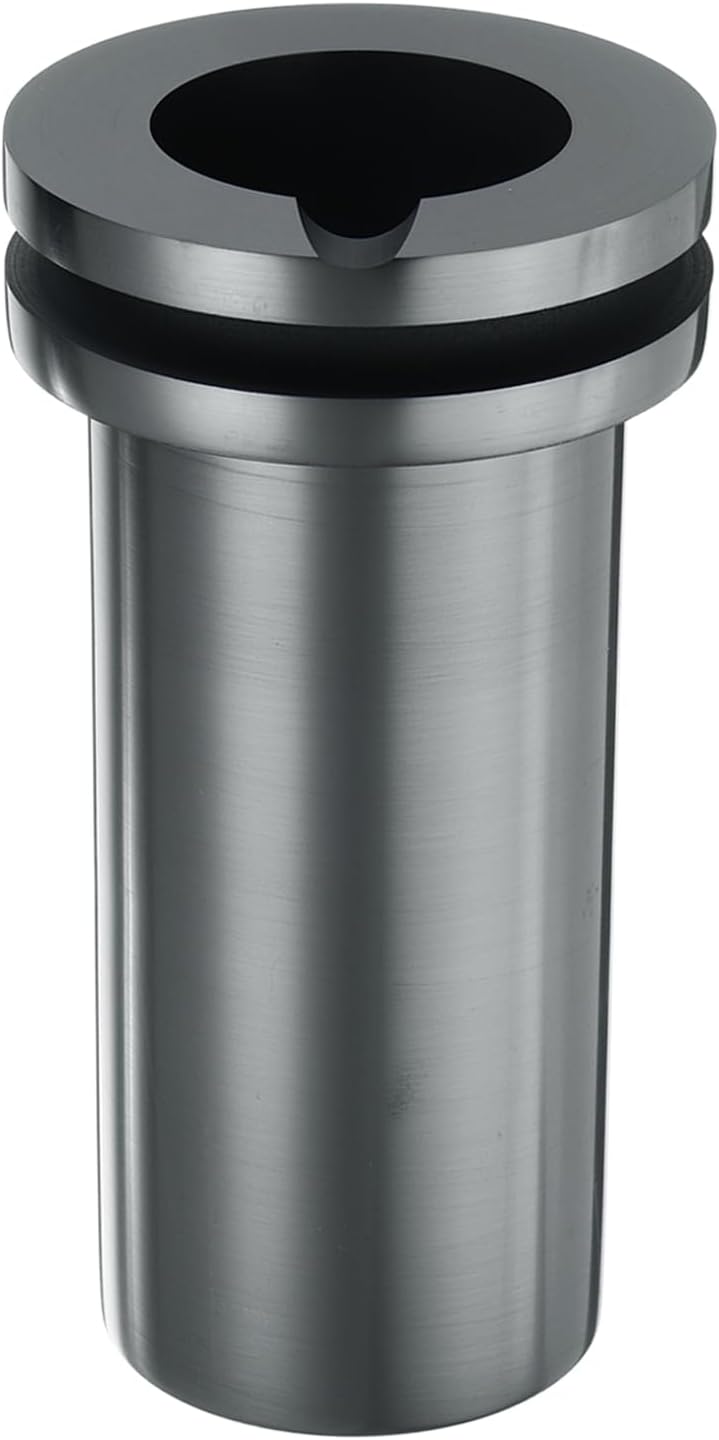 Sourcing Map Graphite Crucible 1kg 38mm ID 125mm H Melting Gold Silver Copper