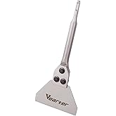 Vearter 5'' x 12'' SDS Plus Shank Electric Hammer Floor Scraper Replaceable Blade Chisel Drill Bit for Tile Brick Concrete Re