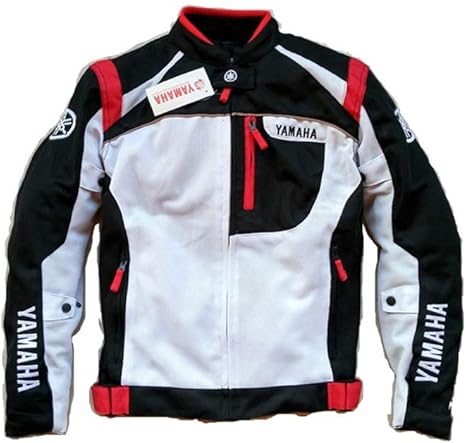 Amazon Co Jp メッシュジャケット バイジャケット 防風 防寒 ライダースジャケット バイク ウェア プロテクター装備 バイク用品 通気性よい オールシーズン通用 春 夏 秋 冬 白い Red Size X Large ホーム キッチン