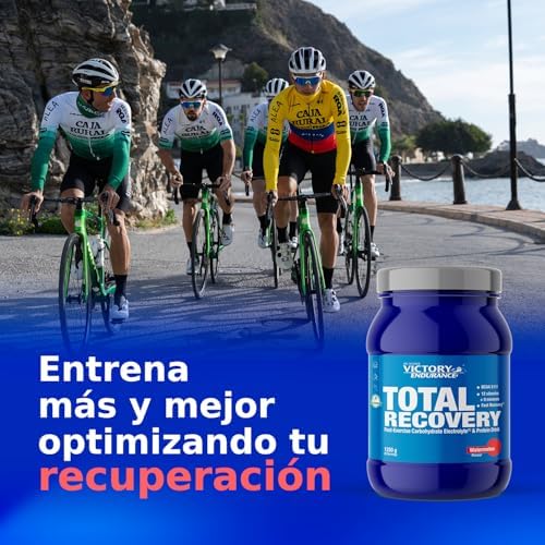 Victory endurance recuperação total (1250g) sabor melancia, bebida preparada pós-treino de carboidratos, eletrólitos e proteínas, com bcaa 2:1:1, 12 vitaminas e 9 minerais
