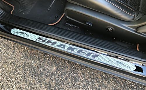 Dodge Challenger 32" Shaker Carbon Fiber Decal Door Sills