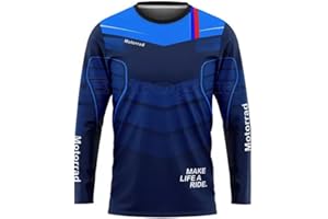 EPROGUA for BMW Motorrad Jerseys Adventure Riding Sport Travel T-Shirt Summer Blue Motorcycle Racing Anti-UV Long Sleeved S-5XL
