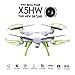 GoolRC X5HW Wifi FPV Drone with HD Camera Live Video Altitude Hold Function RC Quadcopter (White)