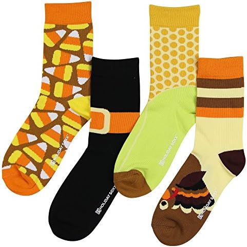 Womens Funny Funky Novelty Holiday Crew Socks