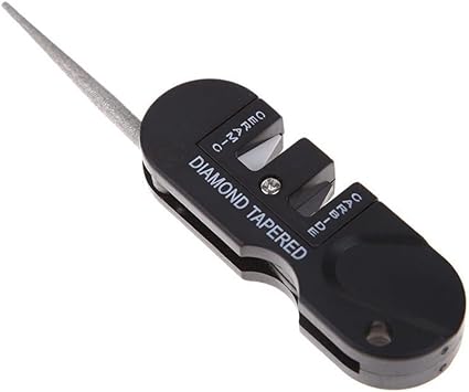 Amazon Co Jp 3in1小型ナイフシャープナー ポケットサイズ刃研ぎ器 携帯便利 ダイヤモンド カーバイド セラミックシャープナーが一つに 折りたたみ式 Fmtdiata28 スポーツ アウトドア