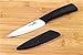 Home Kitch 4 inch Utility Ceramic Knife Set For Fruits And Vegetables. Fruit Vegetable Peeler With Paring Knife (Black)