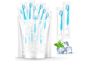 5-in-1 mini Disposable Toothbrush Portable Independent Packaging (Toothbrush+Toothpaste+Tongue Scraper+Dental Floss+Pickaxe) 