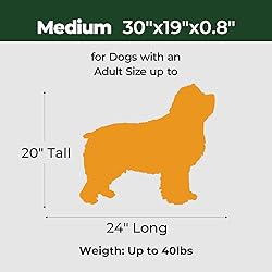 BALANCE Dog Crate Pad, Dog Foam Crate Mat Kennel