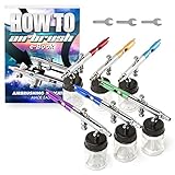 PointZero PZ-12XS Dual-Action Six Airbrush Set w/Carry Case