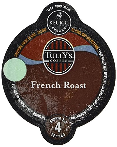 Keurig Green Mountain K-Cup Carafe Coffee, Tully's 8 Count (French Roast)