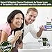 Fluoride Free, Natural Whitening Charcoal Toothpaste with Xylitol by Moxee, Made in USA, Teeth Whitener Tooth Paste (Peppermint)