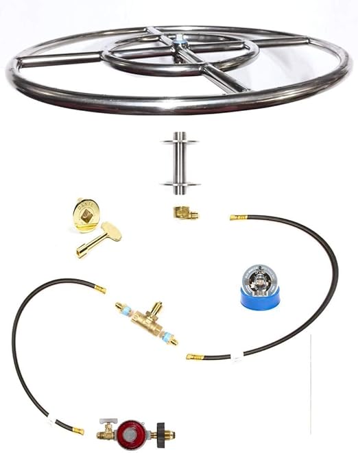 Fr12itck 12in Fire Ring In Table Diy Do It Yourself Propane