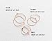 Little 14k Rose Gold Fill Hoops. 12mm 24 Gauge Extra Thin and Comfortable Hypoallergenic Hoop Earrings for Day and Night Wear