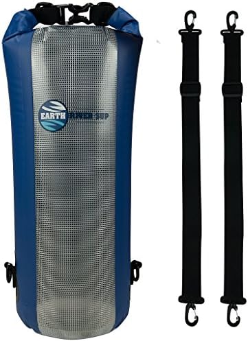 Earth River SUP Dry Bag - Secure Waterproof Bag Inc. Secure Clip, Backpack Straps (10 Liter Models & Up) & Transparent Front Panel