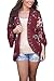 EIFFTER Women Boho Bell Sleeve Hollow Out Lace Floral Print Short Cardigan Casual Fall Kimono