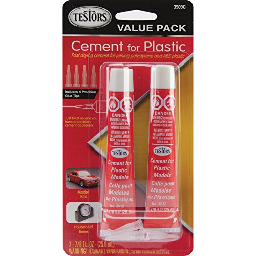 REPRICE! PLASTIC CEMENT VALUE PACK, 2 X 7/8 OZ + TIPS