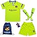 BIRDBOX Youth Sportswear Barcelona Leo Messi 10 Kids Away Soccer Jersey/Shorts Bag Keychain Football Socks Set (Away (New), 7-8 Years)