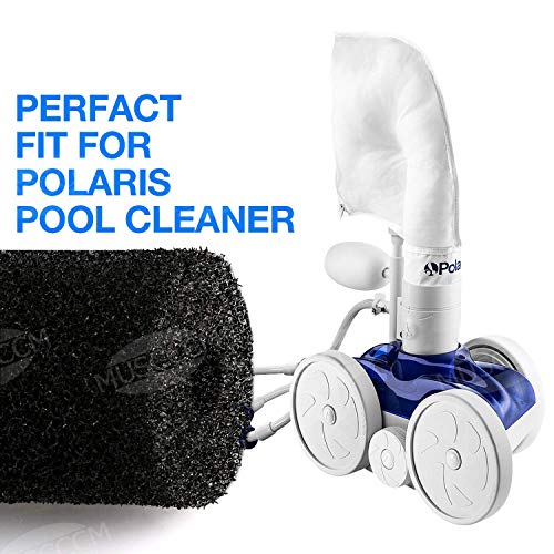 MUSCCCM for Polaris Pool Cleaner Parts, 12 Pack Sweep Hose Tail Scrubbers Replacement for Sweep Pool Cleaner Fits Polaris 180 280 360 380 480 3900, Polaris Pool Cleaner Backup Filter Parts