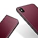ZOVER Compatible with iPhone Xs/X Case Detachable Genuine Leather Wallet Case Support Wireless Charging Magnetic Car Mount Holder Kickstand Feature Magnetic Closure Gift Box Wine Red