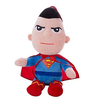 Leoie Avengers Batman Superman Plush Toy PP Cotton Stuffed Doll for Kids Children 28cm 37cm Superman 28 cm 0.15 kg