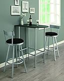Monarch Specialties I 2-Piece Metal Swivel Barstool, 43