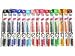 Hi-Tec C Coleto Gel Ink Pen Cartridge 0.5mm 15-Set One of Each Color Ships from California by Pilot