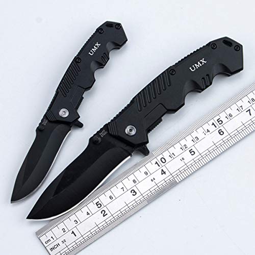 2Pieces Tactical Knife Assisted Opening Folding Pocket Knife Stainless