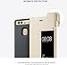 Huawei Ascend P9 Plus Case, Premium Leather Cover with View Window Protective Smartphone Flip Cover Folio Case (Ultra Thin Slim)(Perfect Fit) (P9 plus Gray)