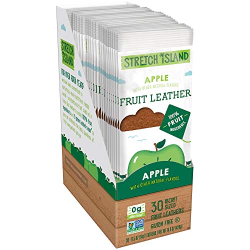Stretch Island Original Fruit Leather, Apple, 0.5 Ounce Leathers, 30