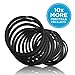 Goody Hair Women's Braided Hair Elastics Black 4mm for Medium Hair, 32 Count (Pack of 1)