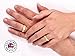 SafeRingz Metallic Silicone Wedding Ring, 6mm, Made in the USA, Men or Women, Gold 11