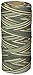 Hemptique 100% Hemp Cord Spool - 62.5 Meter Hemp String - Made with Love - No. 20 ~ 1mm Cord Thread for Jewelry Making, Macrame, Scrapbooking, DIY, & More - Variegated Camo