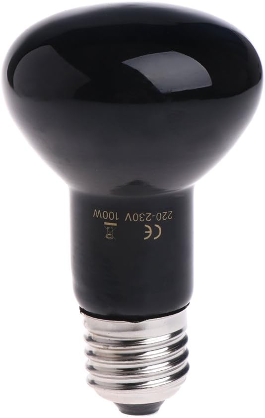Qupida Basking Spot Lamp 25/50/75/100 WATT UVA UVB Mercury Vapor Bulb/Lamp/Light for Reptile and Amphibian Use