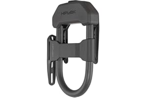 Hiplok DXF Sold Secure Gold U Lock and Frame Bracket, Black, Locking Area: 15cm X 8.5cm