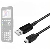 YEHUIM TI-84 Plus CE Charger for Texas Instruments TI84 Graphing Calculator | TI 84 Plus CE Calculator Charging Cable, TI-Nspire CX II CX CAS TI-83 TI-89 Graphing Calculator Date Charger Cord-3.3FT