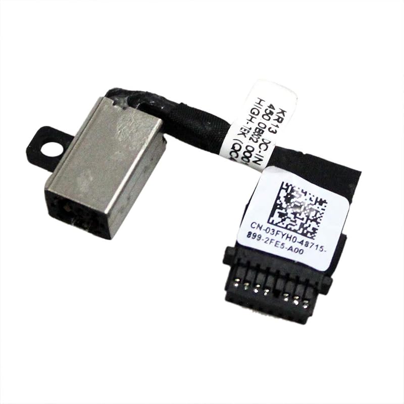 Gintai DC Power Jack Charging Port Cable for Dell Inspiron 13 7370 7373 7380