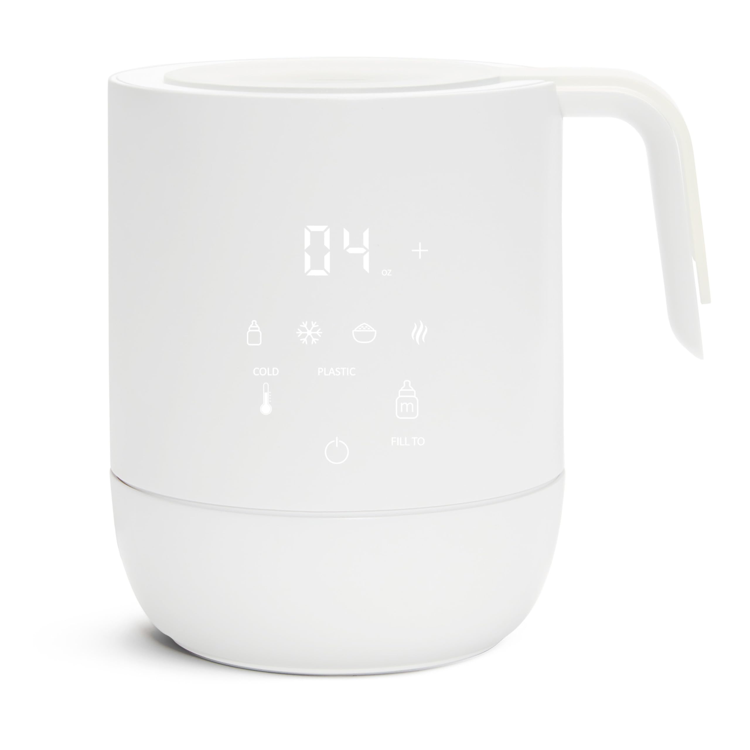 Photo 1 of Munchkin® Precision Baby Bottle Warmer for Breastmilk, Formula, Food Jars, and Sterilizing Small Parts - Compatible with All Bottle Brands, Glass, Silicone & Plastic, Digital Display, White (Plug-in)