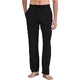 Idtswch 30/32/34/36/38/40 Long Inseam Mens Tall Sweatpants Open Bottom Joggers Athletic Yoga Pants with Pockets
